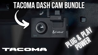 Toyota Tacoma Dash Cam Plug amp Play Kit Install  2016  2022 Toyota Tacoma [upl. by Alian866]