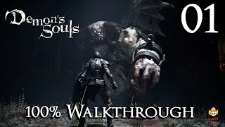 Demons Souls Remake  Walkthrough Part 1 Gates of Boletaria [upl. by Nodnab]