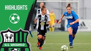 Serie A Femminile JuventusSassuolo 40 Highlights [upl. by Theona571]