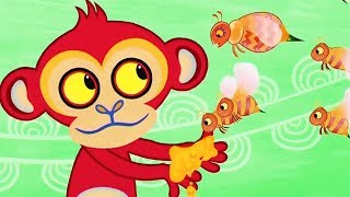 Tinga Tinga Tales Official Full Episodes  Why Bee Sting  Videos For Kids [upl. by Mairb]