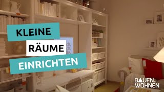 Living Kleine Räume einrichten – Mit diesen Tipps klappt es [upl. by Arbrab]