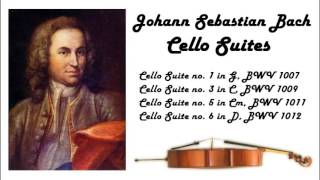 Johann Sebastian Bach  Cello suites in 432 Hz great for reading or studying [upl. by Lleunamme]