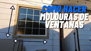 Como instalar molduras para ventanas [upl. by Daryle28]