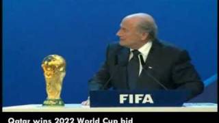 Qatar wins 2022 world Cup bid [upl. by Annet]