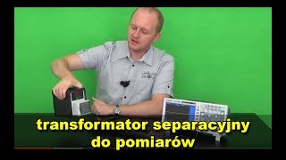 Transformator separacyjny do pomiarów napięcia sieciowego [upl. by Chaffee]