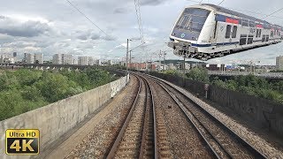 4K Cabride RER A  Poissy  NanterrePréfecture en MI2n [upl. by Malorie]