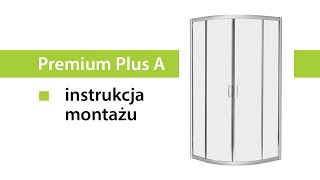 Montaż kabiny prysznicowej  Radaway Premium Plus A [upl. by Rebekkah]