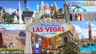 LAS VEGAS  NEVADA  BEST OF LAS VEGAS 4K [upl. by Lesko924]