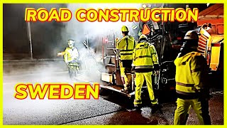 SWEDEN  ROAD CONSTRUCTION SKANSKA  WIRTGEN MILLING MACHINE resurfacing asphalt MasterWorkers [upl. by Osber]