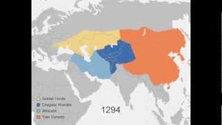 Growth of the Mongol Empire 12061294 ✔ [upl. by Armalda998]