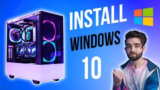 How to Install Windows 10 on your NEW PC And how to activate it [upl. by Gabby801]