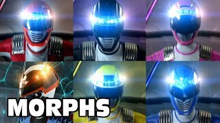 Operation Overdrive  All Ranger Morphs  Power Rangers Official [upl. by Ajim]