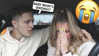 Randomly CRYING Prank On Boyfriend Cute Reaction [upl. by Malinowski367]