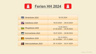 Ferien HH 2024 [upl. by Janot]