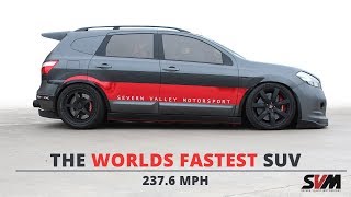 THE WORLDS FASTEST SUV  SVM Nissan QashqaiR 2000HP  2376MPH WORLD SUV TOP SPEED RECORD [upl. by Ikila]