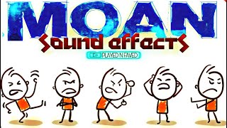 Moaning Sound Effects  Sound Of Moan  Various Voices Moaning Sounds  Royalty Free [upl. by Gabrielle]