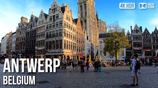 Antwerp Exploring City Centre  🇧🇪 Belgium 4K HDR Walking Tour [upl. by Noitsuj43]