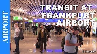 TRANSIT WALK AT FRANKFURT Airport FRA Terminal 1  Connection Flight Transfer Arriving amp Departing [upl. by Libre241]