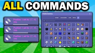 ALL CREATIVE MODE COMMANDS Roblox Bedwars [upl. by Nivram]