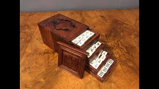 Antique Handmade Mahjong Set ca 1900 [upl. by Lorrac]