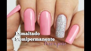 Clase 10 Esmaltado Semipermanente paso a paso ♥ Deko Uñas  Gel polish step by step [upl. by Dumond265]