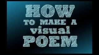 How to Make a Visual Poem [upl. by Ver]