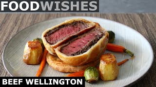 Easy Beef Wellington  Food Wishes [upl. by Skardol359]