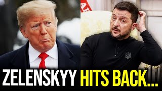 Zelenskyy HITS TRUMP BACK with Hilarious Troll [upl. by Aicilra]