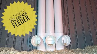 Best PVC Chicken Feeders Cheep  Easy [upl. by Kado]