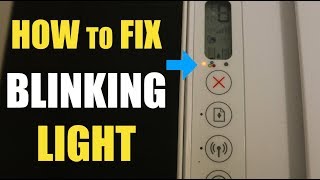 How To Fix HP Printer BLINKINGFLASHING Light [upl. by Netsriik]