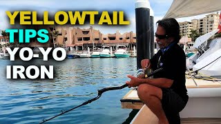 How to Fish a YoYo Iron  Yellowtail Tips [upl. by Akyre]