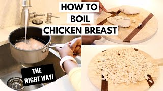 How to Boil Chicken Breast  The Right Way [upl. by Neral188]