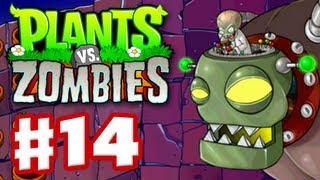 Plants vs Zombies  Gameplay Walkthrough Part 14  World 5 Boss Fight HD [upl. by Naresh]