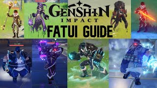 Fatui Enemy Guide  Handbook  Genshin Impact [upl. by Witte854]