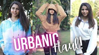 URBANIC HAUL  Under 1000 Sweatshirt Try On Haul [upl. by Eniamrahs]