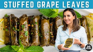 BEST Lebanese Stuffed Grape Leaves [upl. by Ilera]