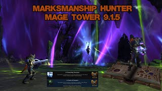 Marksmanship HunterMage Tower  Shadowlands915 [upl. by Nirok]