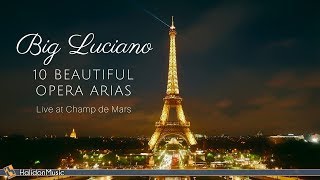 Luciano Pavarotti  10 Beautiful Opera Arias  Live Performance in Paris [upl. by Ut43]