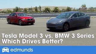 BMW 3 Series 330i vs Tesla Model 3 Review amp Compare ― Which Drives Better [upl. by Araldo]