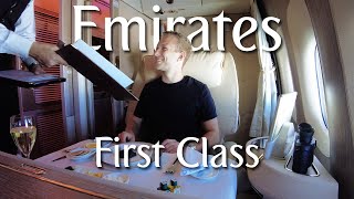 Emirates FIRST CLASS amp Dubai First Class Lounge [upl. by Melnick]