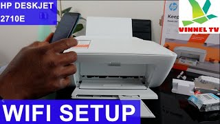 HP Deskjet Learn How To Set Up Connect To WIFI [upl. by Eerolam]