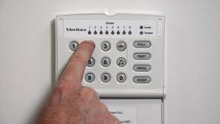 How to operate your Texecom Veritas alarm system via the Veritas LED keypad [upl. by Steffie]