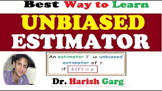 Unbiasedness Estimator  For good Point Estimator [upl. by Jeno12]