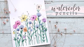 How To Use Watercolor Pencils for Beginners [upl. by Lednor]