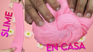 COMO HACER SLIME ¿1 INGREDIENTE SIN PEGAMENTO SIN BORAX FÁCIL DE HACER [upl. by Dualc]