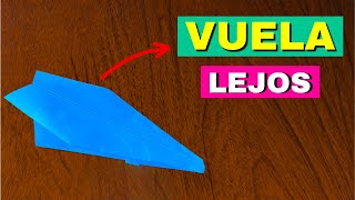 Como Hacer un Avión de Papel que VUELA MUCHO y LEJOS [upl. by Caundra]