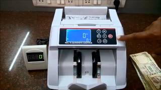 CURRENCY COUNTER with FAKE NOTE DETECTIONMoneyCashNote Counting Machine [upl. by Samford121]