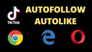 script app for tiktok autofollow and autolike with random interval  chrome edge opera extension [upl. by Auginahs]