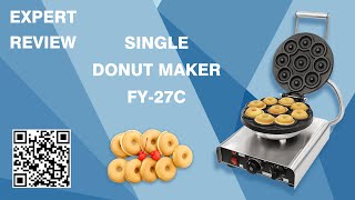 Electric Donut Maker Commercial How to Baked Mini Doughnuts [upl. by Leirda]