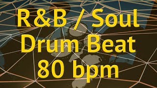 RampB Drum Beat 80bpm  Backing Track  JB Songwriter Drum Tracks 10 [upl. by Ruscio]